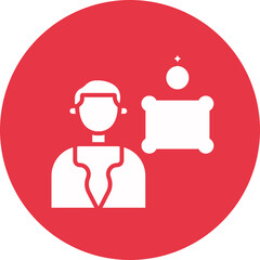 Ring Bearer glyph circle icon
