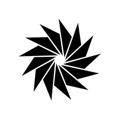 Obraz premium Sunburst, Starburst icon in flat. vector for apps or web Retro wavy edge circle stickers, price promo tags, Empty vintage star burst callouts or sunburst Isolated on transparent background