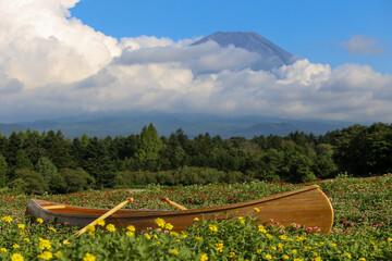 Japan&rsquo;s Mt. Fuji in summer season