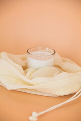 Vegetable milk drink filter tote bag vegetarian vegan