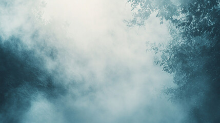 Obraz premium Foggy mist background serene and quiet