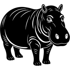 illustration of rhino