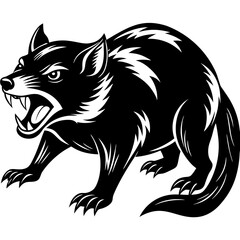 wolf head silhouette