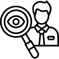 Obraz premium Observation Icon