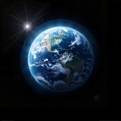 Obraz premium Planet Earth from space