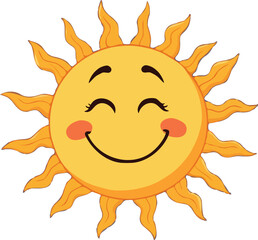 sun cartoon character
