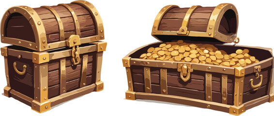 wooden treasure chest