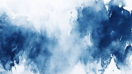 Gentle moonlight in abstract watercolor style