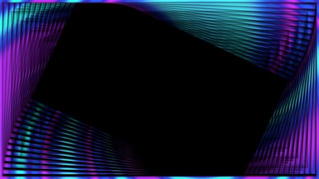 Looped 3d animation. Abstract geometric background