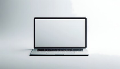 Fototapeta premium Laptop on a white background