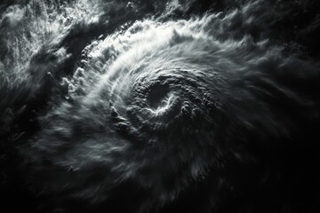 Sturmwarnung. Storm Warning with Dark Sky, Danger, and Attention Sign