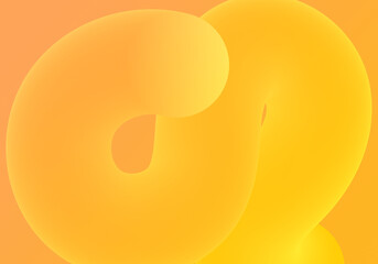 Abstract shapes, vibrant gradients soft lighting creating depth and shadows, 3D rendering effect, Vintage background