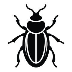 Black Beetle Clip art for Graphic Design Projects