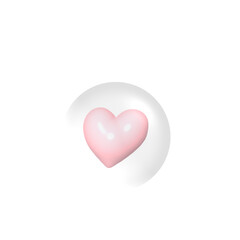 Fototapeta premium heart isolated on white