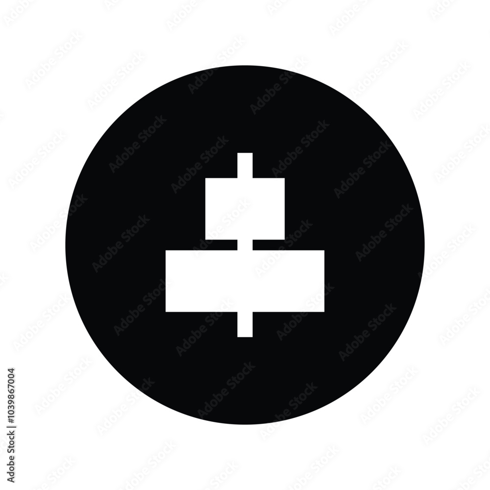 Wall mural image icon align simple
