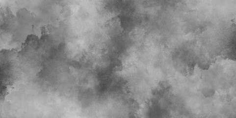 abstract Smoke on black white background,  abstract vintage distressed grunge texture dark gray polshed grunge, White powder explosion cloud against black background. 