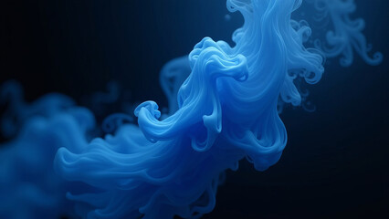 Abstract blue smoke misty fog. Texture overlays. Design element.