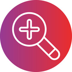 Fototapeta premium Zoom Flow vector icon style