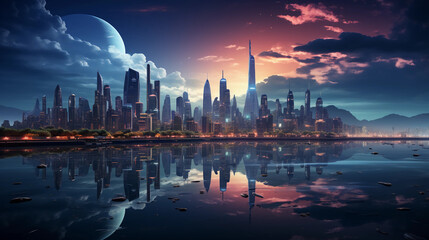 view of the city