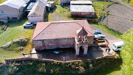 St. Matthew's Church In Maly Mantash. Taken with a drone
