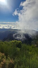 Fototapeta premium clouds over the mountains
