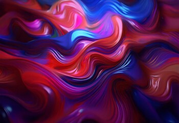 Obraz premium Abstract background with colorful, fluid waves.