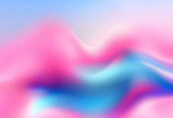 Fototapeta premium Abstract background with blurred gradients of blue, pink, and white, creating a soft and dreamy effect.