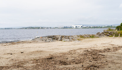 Paradisbukta Beach on Bygdøy Island in Oslo, Norway