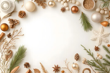 Pine Branch Frame for Holiday Decor