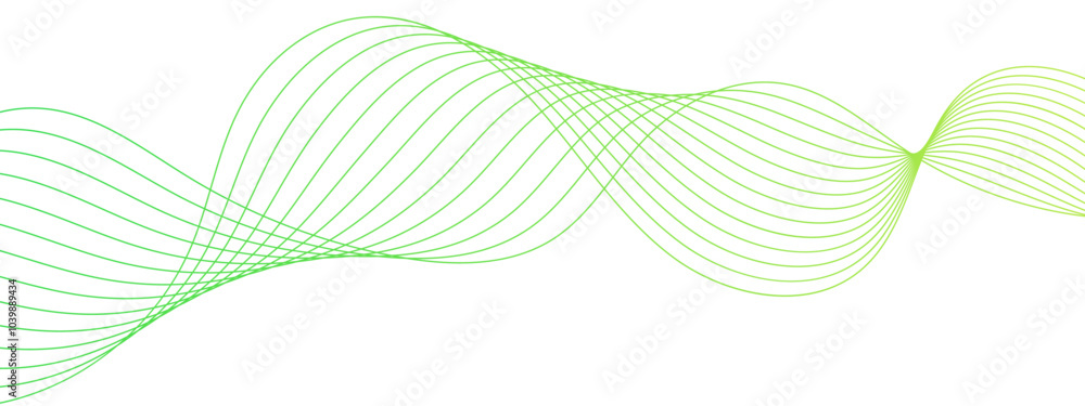 Poster abstract modern stream wave background and wave curve lines. frequency sound wave lines and twisted 