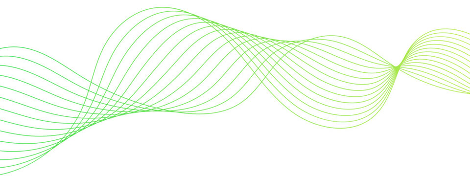 Abstract modern stream wave background and wave curve lines. Frequency sound wave lines and twisted curve lines. Wavy flowing dynamic smooth future technology curve