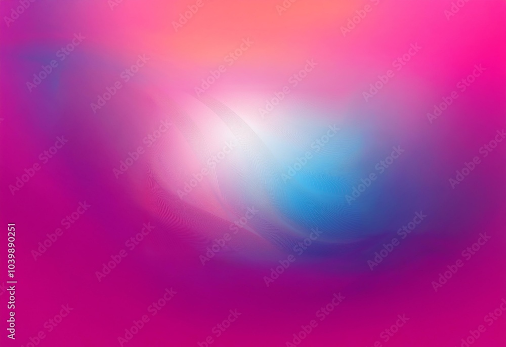 Poster abstract background with a blurry, colorful gradient and thin lines.