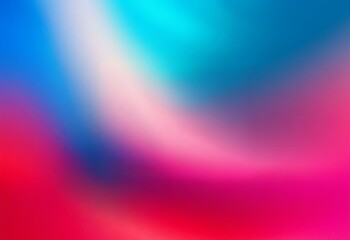 A smooth, blurry background with a gradient of blue, pink, and red.