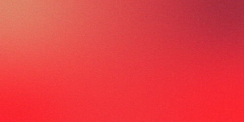 Bright red pink gradient blurred Rainbow background. Soft gradient backdrop with grain and noise. Colorful smooth banner template. Trendy colorful background for web, presentation, poster or card.