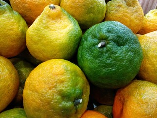 Ugly tangerine, not good-looking, but very sweet