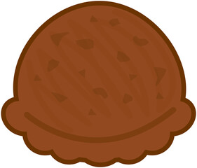 Classic chocolate  ice cream