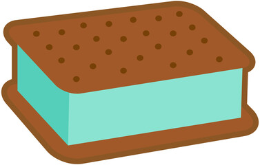 Mint Ice Cream Sandwich