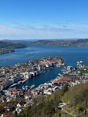 Fototapeta premium Bergen Norway, fløyen