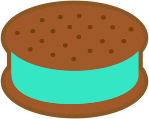 Mint Ice Cream Sandwich