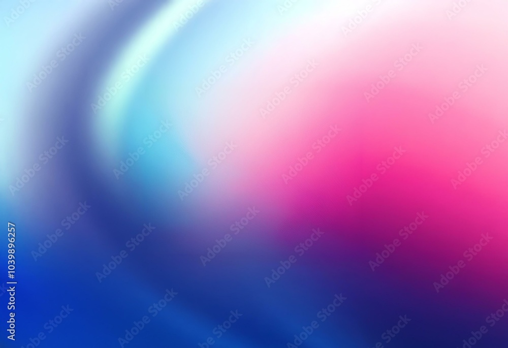 Poster abstract gradient background with a soft blue curve transitioning into a pink hue.
