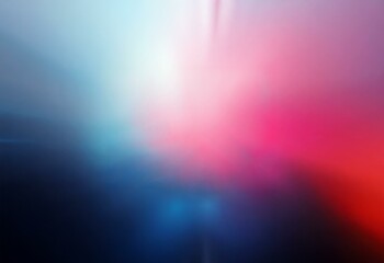Obraz premium A blurred background with shades of blue, pink, and red, creating a soft and abstract design.