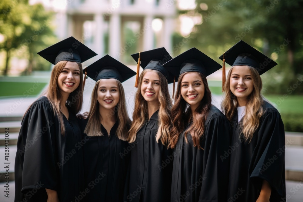 Canvas Prints Group student graduation university outdoors adult.