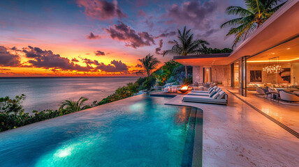 Fototapeta premium Modern resort
