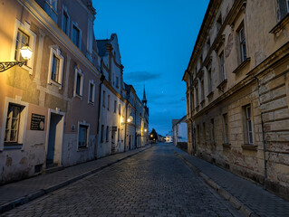 old Vidnava city in Czech republic