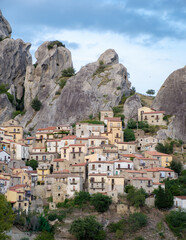 Discover the enchanting charm of Castelmezzano village nestled in dramatic rocky landscapes
