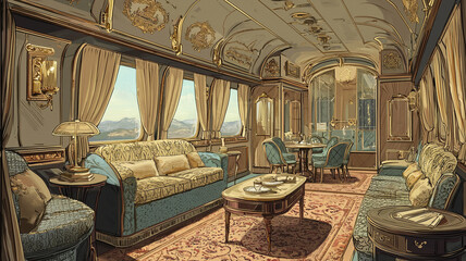 Restaurant on the train