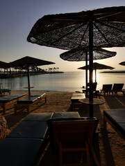 Egypt beach in the Hurghada