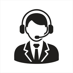 Customer support icon. Call center icon