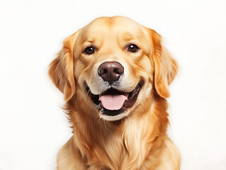 Photorealistic adorable Golden retriever