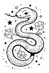 Adult colouring book page 